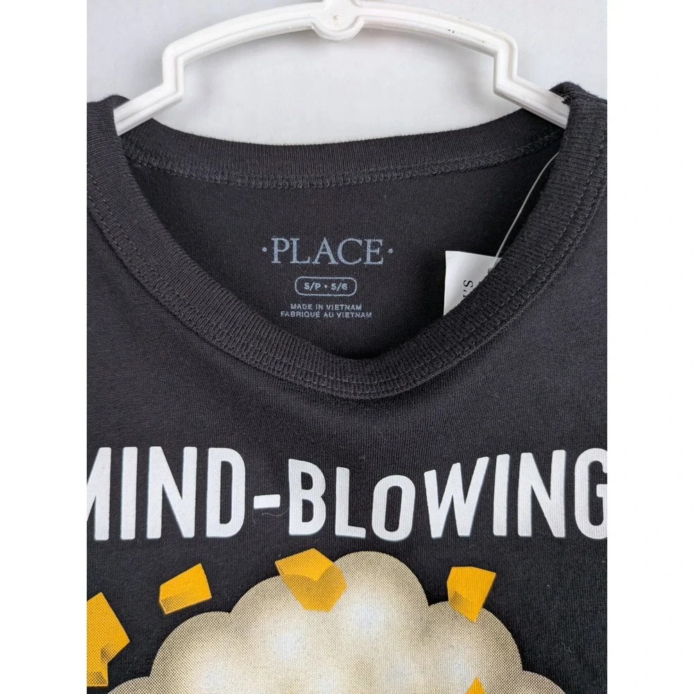 The Childrens Place Boys Mind-Blowing Gamer Skills Long Sleeve Graphic Tee S 5/6